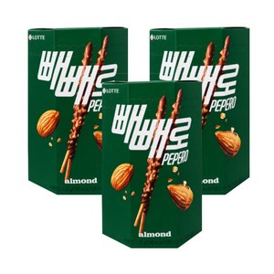 빼빼로 아몬드, 132g, 3개