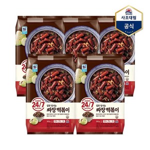 사조대림 짜장떡볶이343g X 5개, 343g