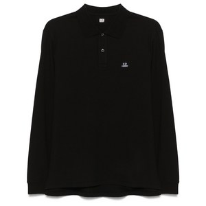 C.P.컴퍼니 로고 패치 폴로 셔츠