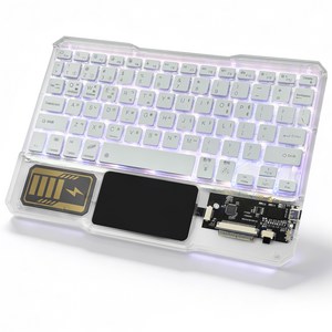 호환 아이패드 프로/에어/미니 백라이트 한글 키보드 무선 블루투스 태블릿 키보드 세트 트랙패드 포함