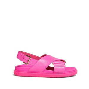 마르니 퍼스벳 가죽 샌들