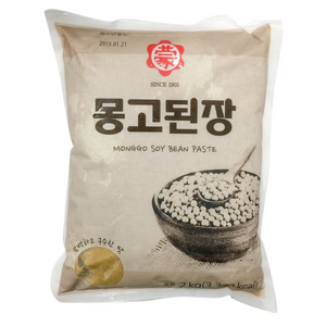 [몽고장유] 부천 몽고된장 2kg, 2개