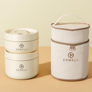 코믈리 304 스테인리스 전자레인지 적용 보온 도시락통 휴대용 보온가방 포함