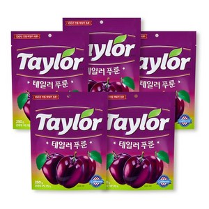 테일러 푸룬건자두, 250g, 5개