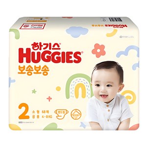 하기스 보송보송 밴드형 기저귀, 2단계, 68매