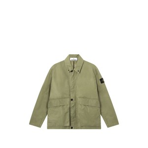 스톤 아일랜드 왁싱 셔츠 재킷, 그린계열, Standard M(KR 95)