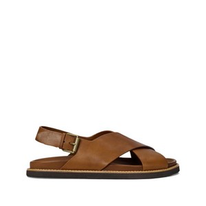 폴로랄프로렌 제인 레더 샌들, US 10(KR 280), 브라운계열