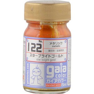 gaianotes 가이아노츠 122[가이아 컬러 스타브라이트 골드 15mL 메탈릭], 단일, 1개