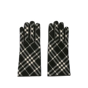 버버리 체크 울 캐시미어 장갑, in 8.5(KR 216), 블랙계열