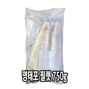 [다인] 명태 동태필렛 750g 동태포 생선전 동태전 통포 생선까스 제사용 제수용 명태포, [3421-0]명태필렛6/8동태필렛750g, 1개