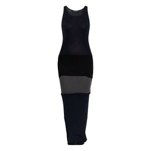 발렌시아가 골지 레이어드 드레스