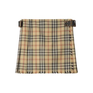 버버리 체크 프린지 미니 킬트, 베이지계열, UK 0(KR 33)