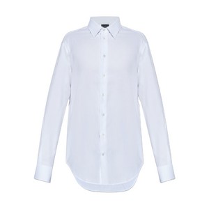 엠포리오아르마니 긴소매 버튼 업 셔츠