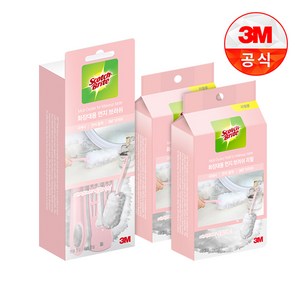 [3M]뉴 화장대용 먼지떨이 핸들+리필 1입, 핸들+리필5입, 1개