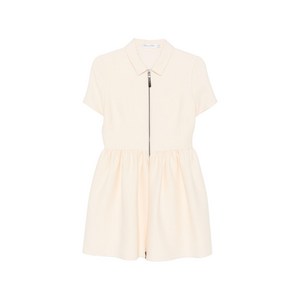 디올 지퍼 미니 드레스