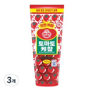 오뚜기 토마토 케챂, 500g, 3개