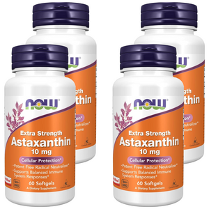 나우푸드 아스타잔틴 10mg 소프트젤, 60정, 4개