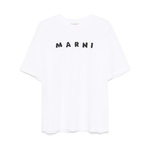 마르니 로고 프린트 티셔츠