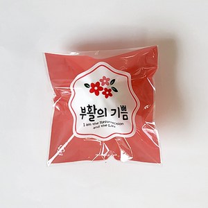 섬김과나눔 경지사 2025년 부활절 계란포장 1구 접착식비닐 달걀꾸미기 부활절용품, KJ1구접착비닐_빨강꽃잎