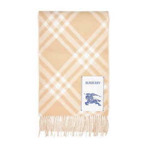 버버리 체크 패턴 캐시미어 스카프