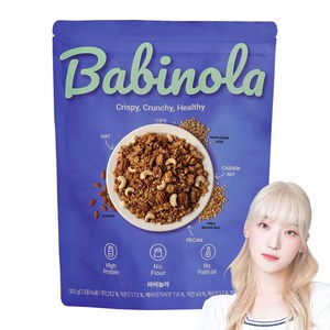 마로셀 저당 고단백 무가당 그래놀라 시리얼 다이어트 아침 식사대용 히밥메이드 바비놀라, 300g, 1개