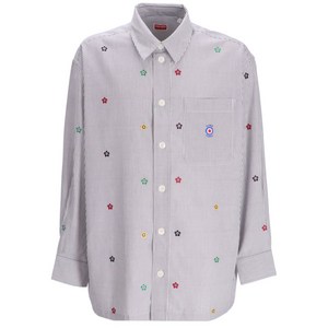 겐조 플라워 프린트 셔츠, 그레이계열+멀티(혼합)컬러, Standard M(KR 39)