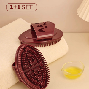 1+1 마사지 브러쉬 두피 전신 마사지 2가지 1세트