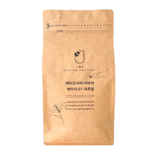 [JMD 커피팩토리] 맛있는 스페셜티 에티오피아 아바야 게이샤 G1 내추럴 산미있는 원두 커피, 500g, 홀빈(분쇄안함), 1개