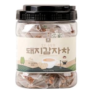 국산 100% 미담식품 깊고 구수한 돼지감자차 티백, 1g, 100개입, 1개