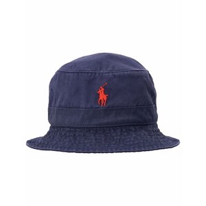 폴로랄프로렌 로고 자수 버킷 햇