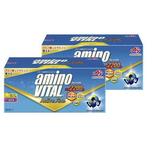 아미노바이탈 액티브 파인 아미노산 2200mg 자몽맛 과립 60개입, 148.8g, 2개