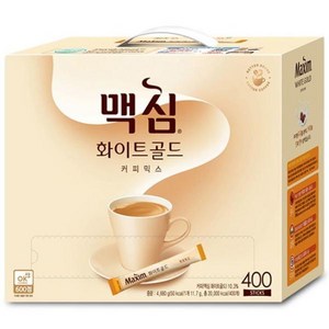 맥심 화이트골드 커피믹스 400개입, 11.7g, 1개