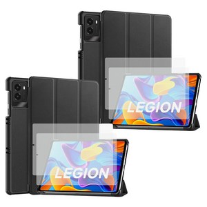 LEPOID 초박형 강화 유리 + 태블릿 보호 커버