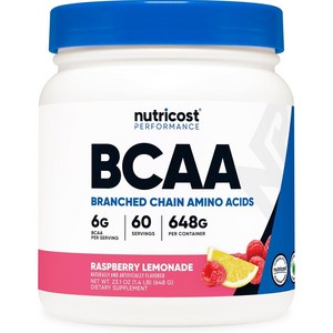 뉴트리코스트 BCAA 라즈베리 레모네이드, 648g, 1개