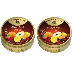 캐빈디쉬앤하비 캔디 종합 과일맛, 200g, 2개
