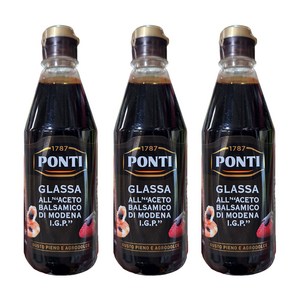 폰티 발사믹 글레이즈, 500ml, 3개
