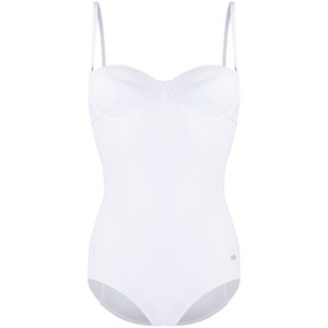 돌체앤가바나 돌체앤가바나 DG 장식 뷔스티에 원피스 수영복, 화이트계열, Italy 3(KR 44-55)