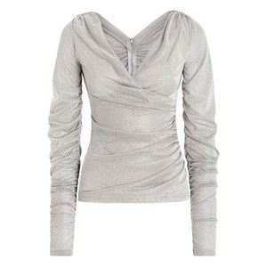 돌체앤가바나 드레이프 저지 탑, 실버계열, Italy 42(KR 55)