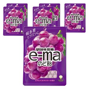 ema 목캔디 그레이프, 50g, 6개