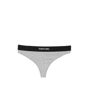 톰포드 로고 웨이스트밴드 텅 브리프, 그레이계열, Standard S