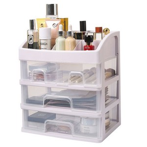 BuyChoo 화장품 서랍형 정리대 대형, 대형, 화이트, 1개