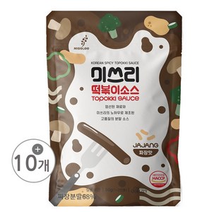 미쓰리 떡볶이 소스 짜장맛 50g 양념 분말소스 캠핑음식, 10개