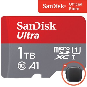 샌디스크 울트라 A1 마이크로 SD 카드 + 보관 케이스 패키지