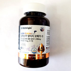 엔젯오리진 알래스카 TG 오메가3 1 216mg x 90캡슐, 90정, 1개