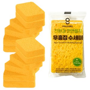 공구리빙 무흠집 펄프 주방 수세미 스폰지