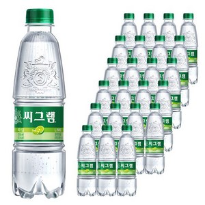 씨그램 라임 탄산음료, 350ml, 24개