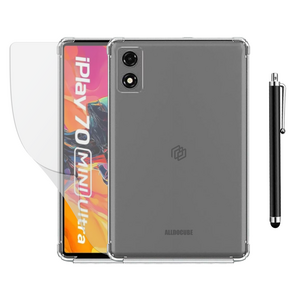 ALLDOCUBE Iplay70 Mini Ultra 투명 범퍼 케이스 + 저반사 액정필름 + 터치펜