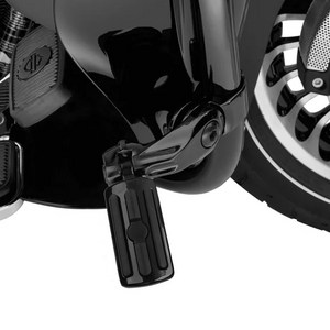 할리 하이웨이 페그 엔진 가드 발판 페달 마운트 일자형 페그+숏 마운트 SET, 02_블랙 (일자형 페그+숏 마운트) SET