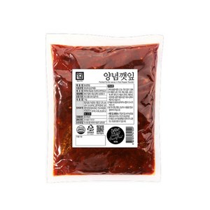 [본사직영/한성기업] 양념깻잎 1kg, 1개
