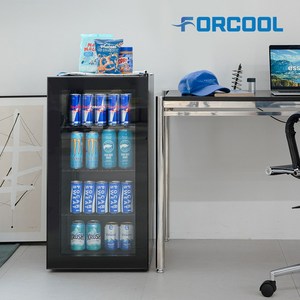 포쿨 미니 쇼케이스 냉장고 KVC-90 90L